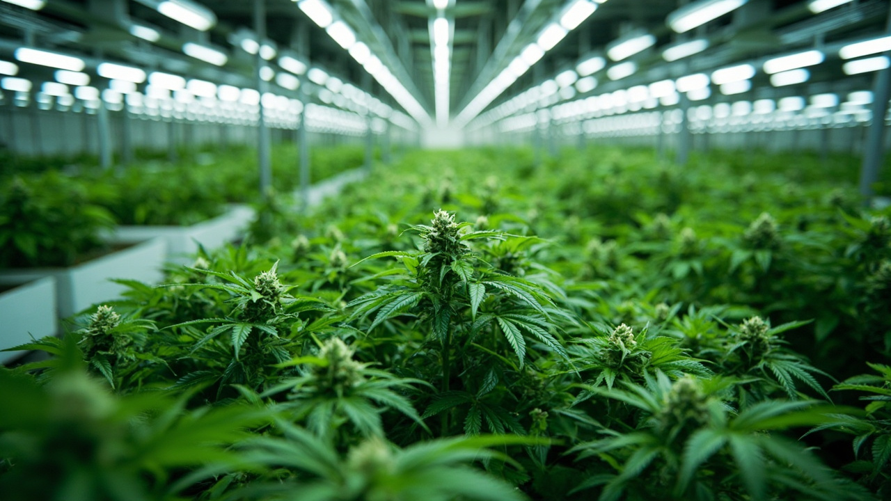 Advanced indoor cannabis cultivation facility at Ladymary