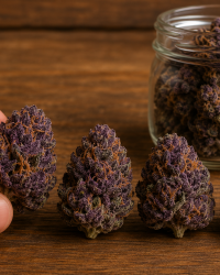 Granddaddy Purple — Ladymary indoor CBD flower viola